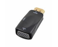 SHIRU Adapter HDMI - VGA, Audio (Minijack 3,5mm) - 341738 - zdjęcie 1